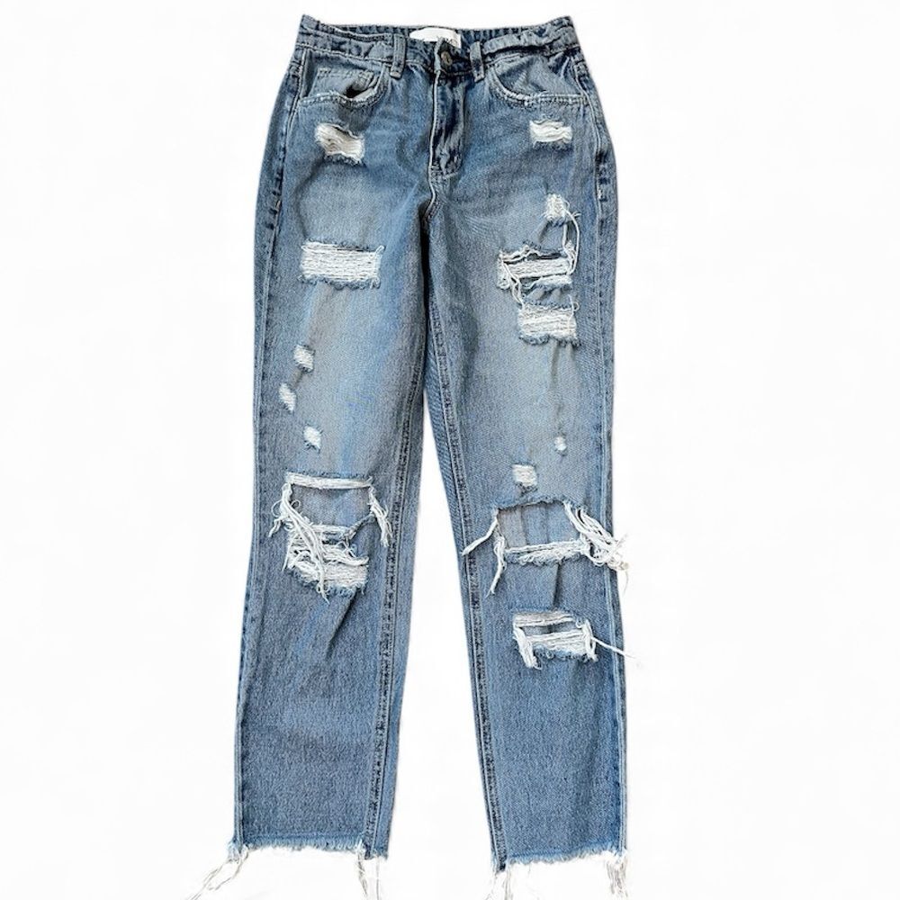 Vervet Los Angeles High-Rise 100% Cotton Straight Jeans | Size 24